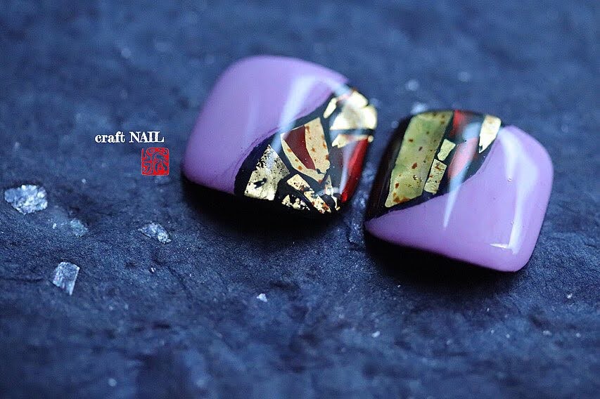 画像1:フットネイル　氷雨【hisame】