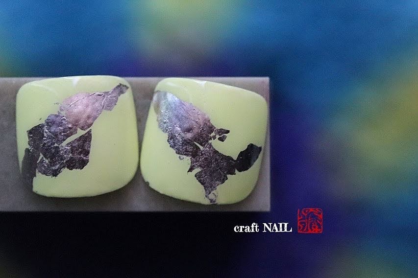 画像1:フットネイル 女郎花【ominaeshi】