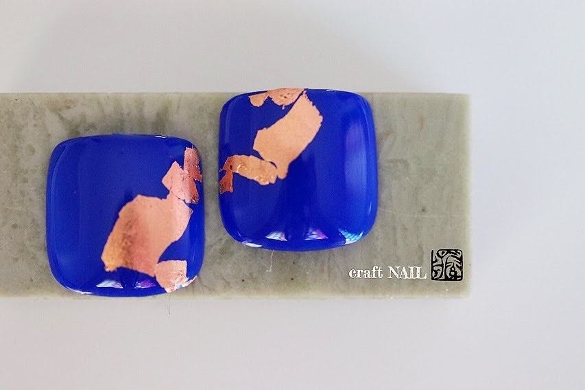 画像1:フットネイル　藍銅【randou】