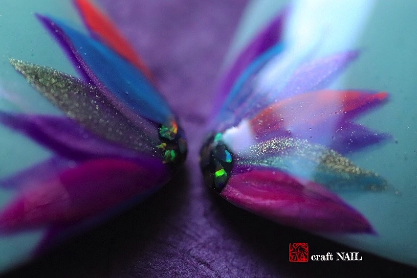 画像1:フットネイル 静寂【inner peace】