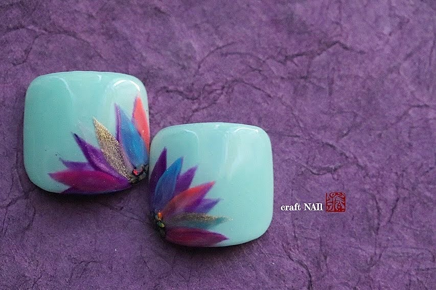 画像1:フットネイル 静寂【inner peace】