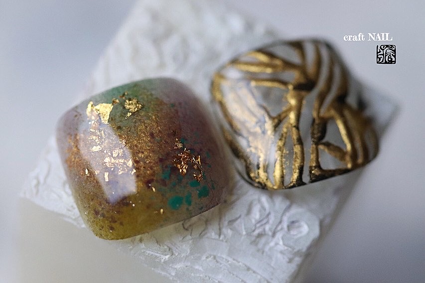 画像1:フットネイル 虎【tiger】