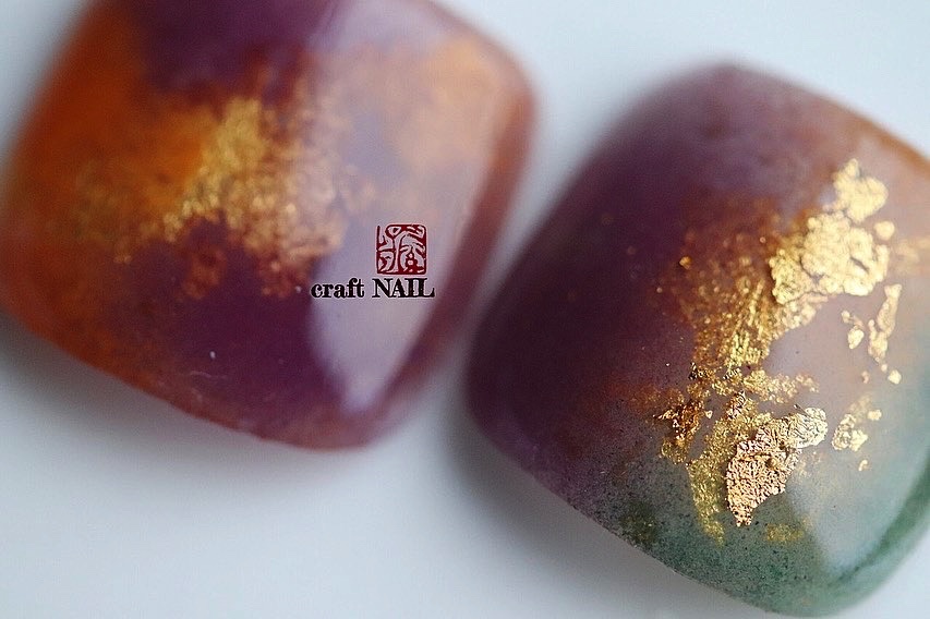 画像1:フットネイル 果実の女神 【Pomona 】