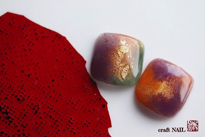 画像1:フットネイル 果実の女神 【Pomona 】